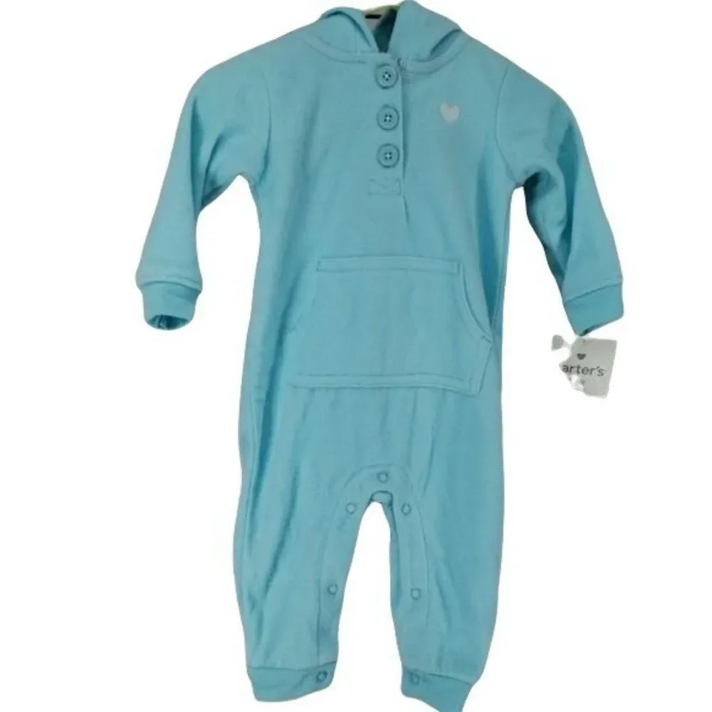 Carters 6 month baby blue bodysuit‎ jumpsuit